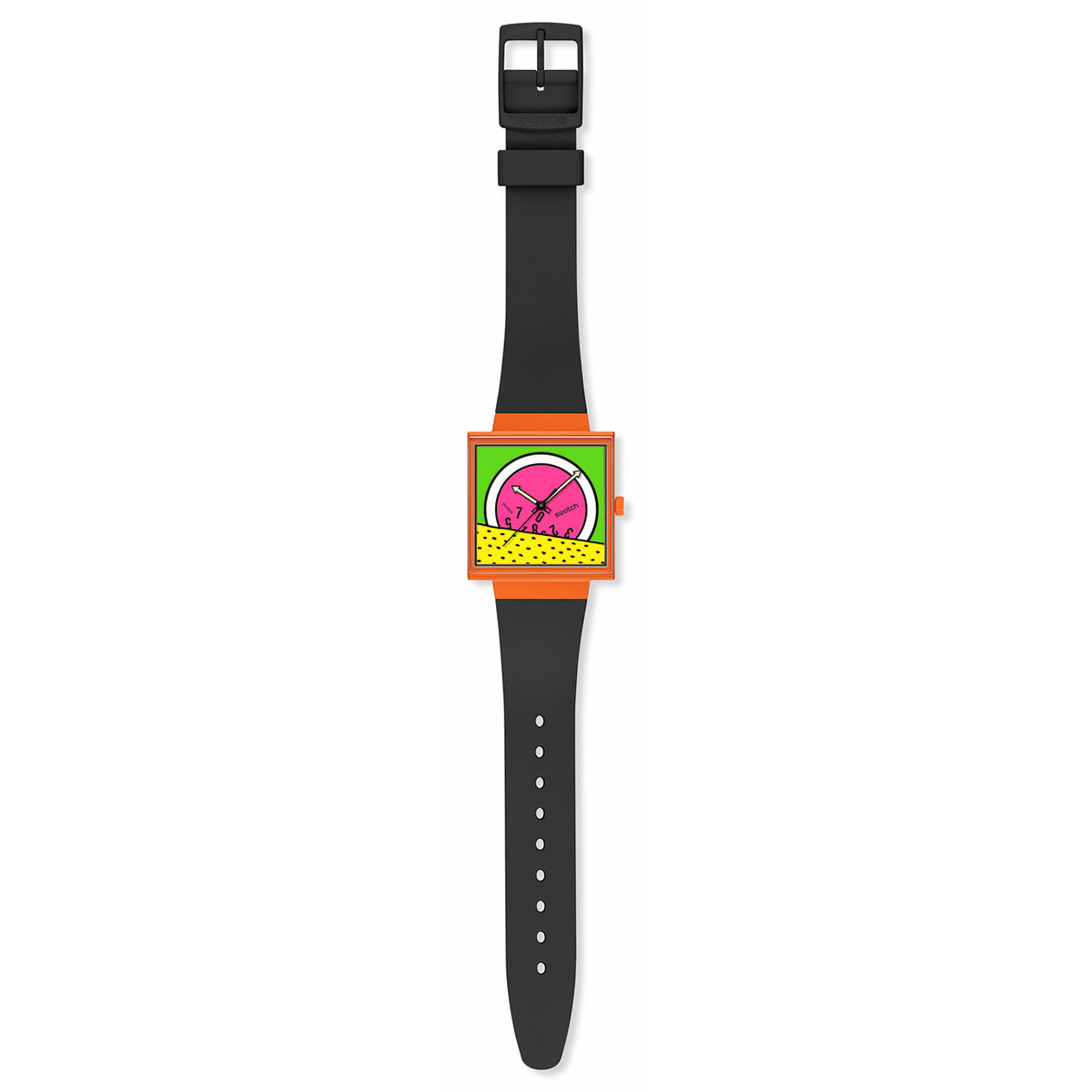 swatch スウォッチ SQUARE BIOCERAMIC 腕時計 メンズ レディース SO34Z101 BREAK TIME【2024 新作】