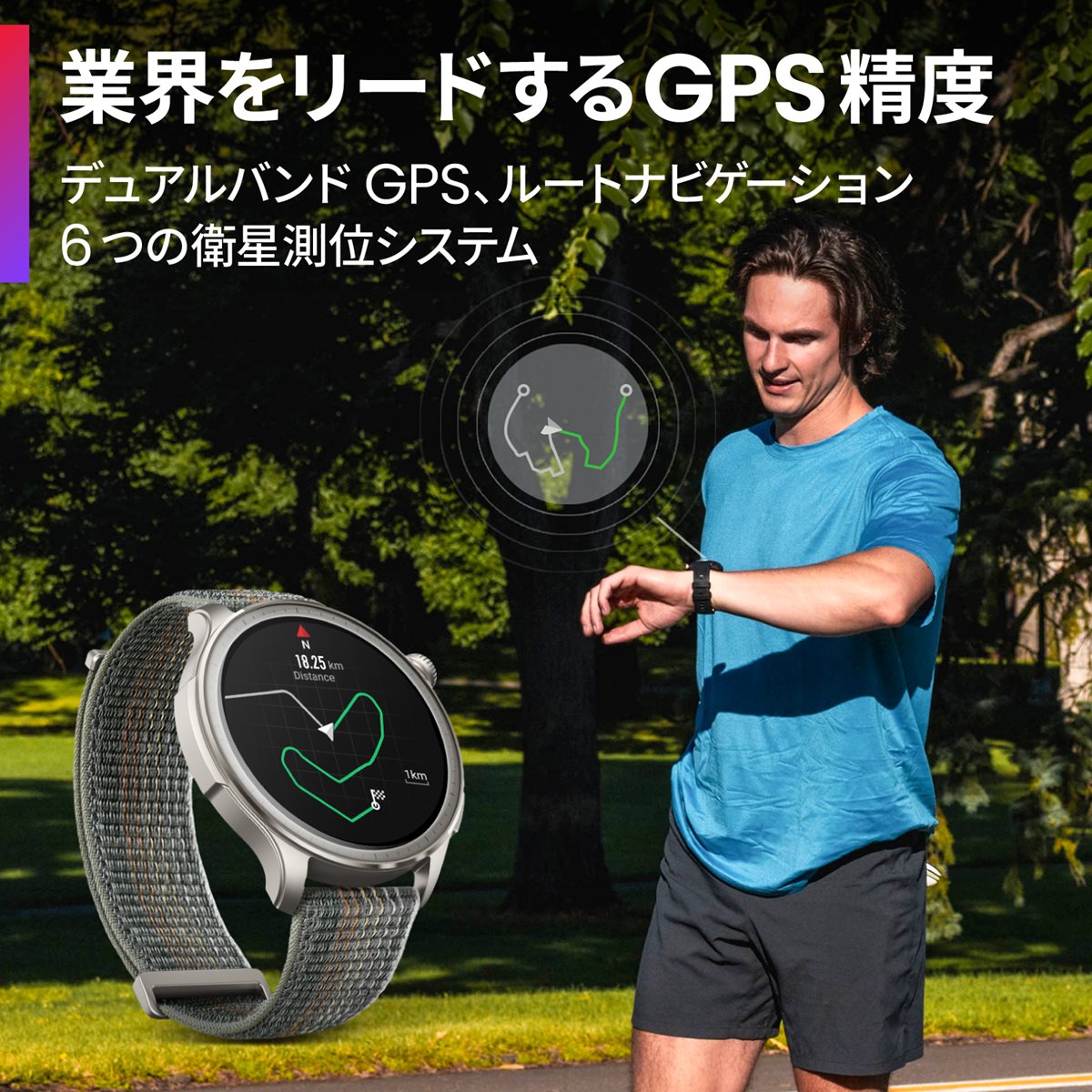 アマズフィット AMAZFIT スマートウォッチ Balance バランス ミッドナイト GPS 腕時計 メンズ レディース ウェアラブル SP170065C202