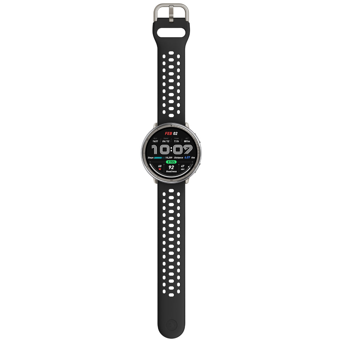 アマズフィット AMAZFIT スマートウォッチ Active 2 ブラックシリコン スタンダードバージョン 腕時計 メンズ レディース GPS 健康 ウェアラブル SP170073-C226【2025 新作】