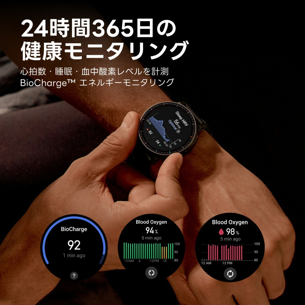 アマズフィット AMAZFIT スマートウォッチ Active Max 腕時計 メンズ レディース GPS アウトドア トレーニング ウェアラブル SP170080-C01【2026 新作】