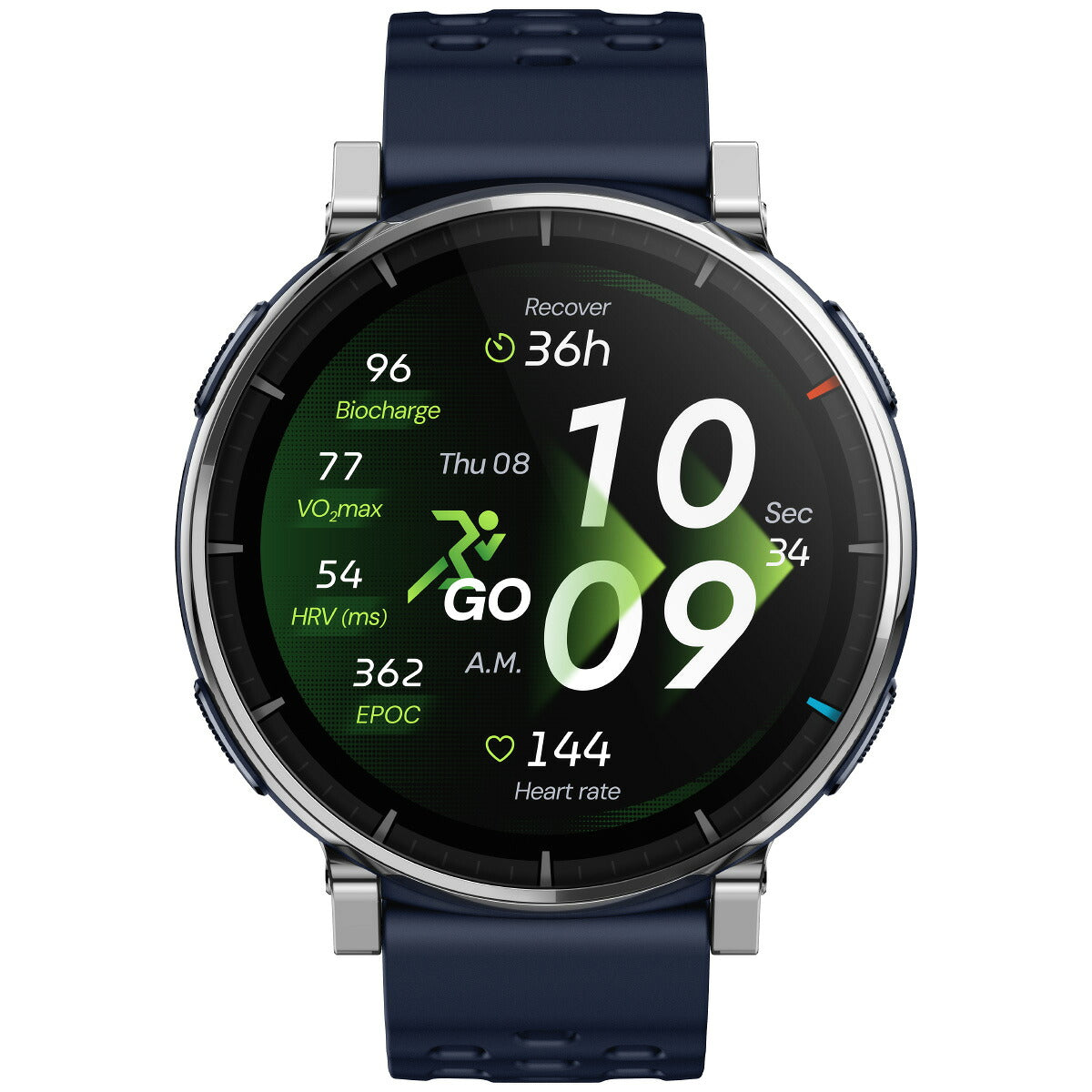 アマズフィット AMAZFIT スマートウォッチ Active 3 Premium アトラスブルー 腕時計 GPS ランニング マラソン ウェアラブル SP170082-C116【2026 新作】