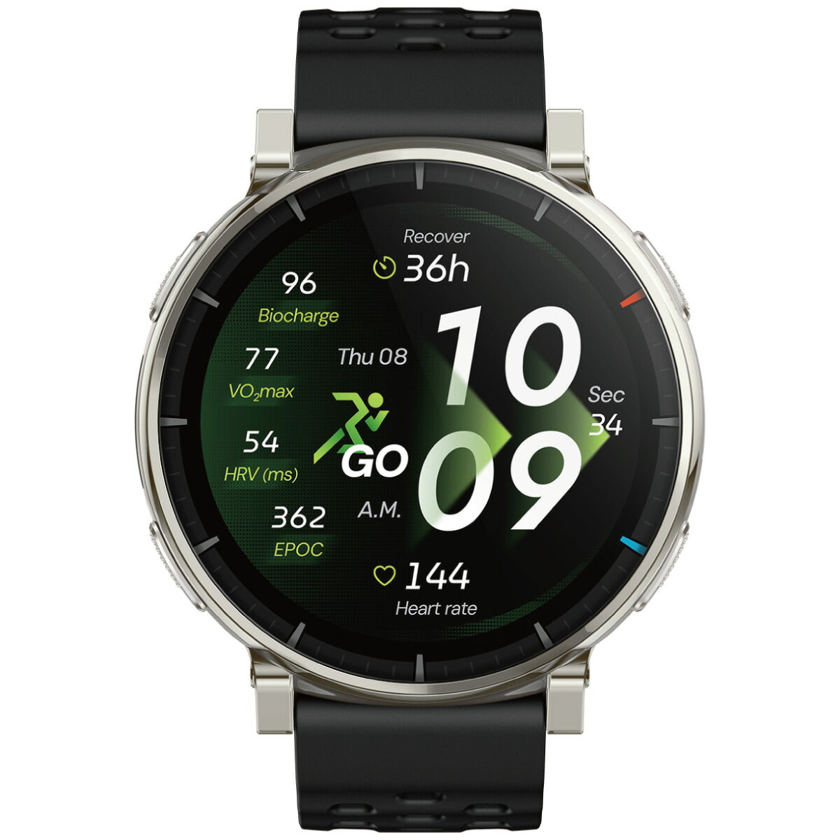 アマズフィット AMAZFIT スマートウォッチ Active 3 Premium アペックスシルバー 腕時計 GPS ランニング マラソン ウェアラブル SP170082-C248【2026 新作】