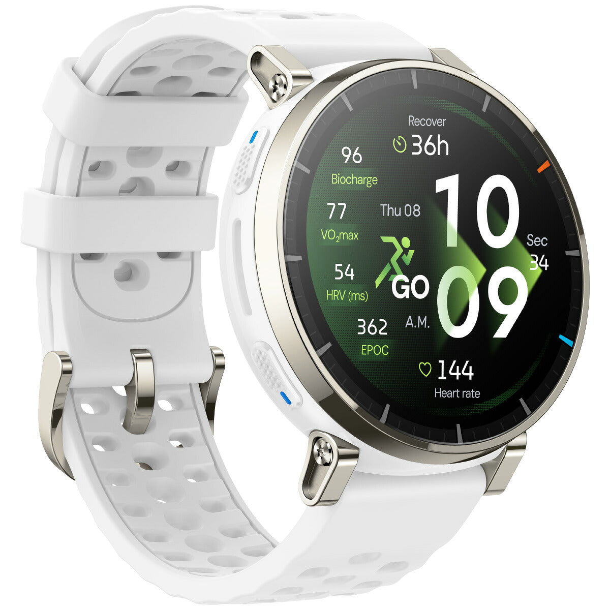 アマズフィット AMAZFIT スマートウォッチ Active 3 Premium エアロホワイト 腕時計 GPS ランニング マラソン ウェアラブル SP170082-C249【2026 新作】