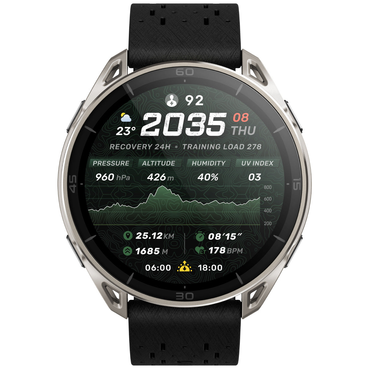 アマズフィット AMAZFIT スマートウォッチ Cheetah 2 Ultra チタン 腕時計 GPS ランニング トレーニング ウェアラブル SP170084-C245【2026 新作】【60回分割手数料無料！】