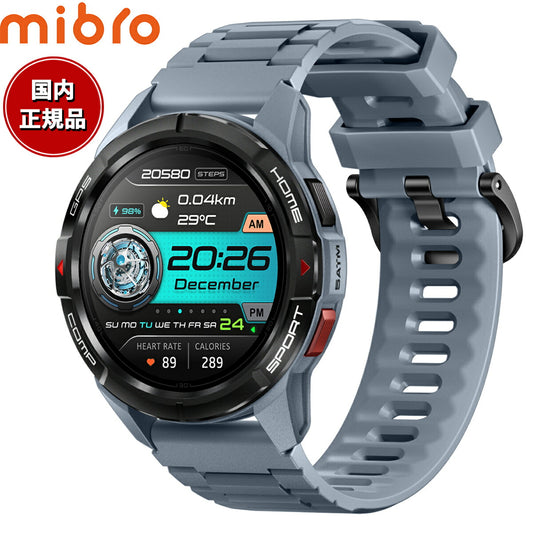 ミブロ Mibro スマートウォッチ Mibro GS Active SP380010-C09 グレー 腕時計 メンズ レディース【2024 新作】