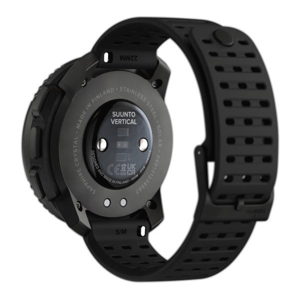 スント SUUNTO VERTICAL バーティカル スチール ソーラー オールブラック Steel solar All Black スマートウォッチ 腕時計 メンズ レディース SS050978000【2024 新作】