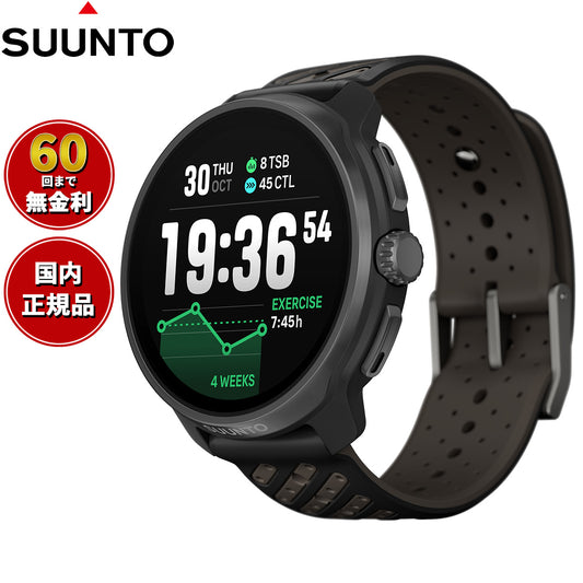スント SUUNTO RACE 2 レース2 Titanium Black チタニウムブラック チタン スマートウォッチ スポーツウォッチ 腕時計 メンズ レディース SS051202000【2025 新作】