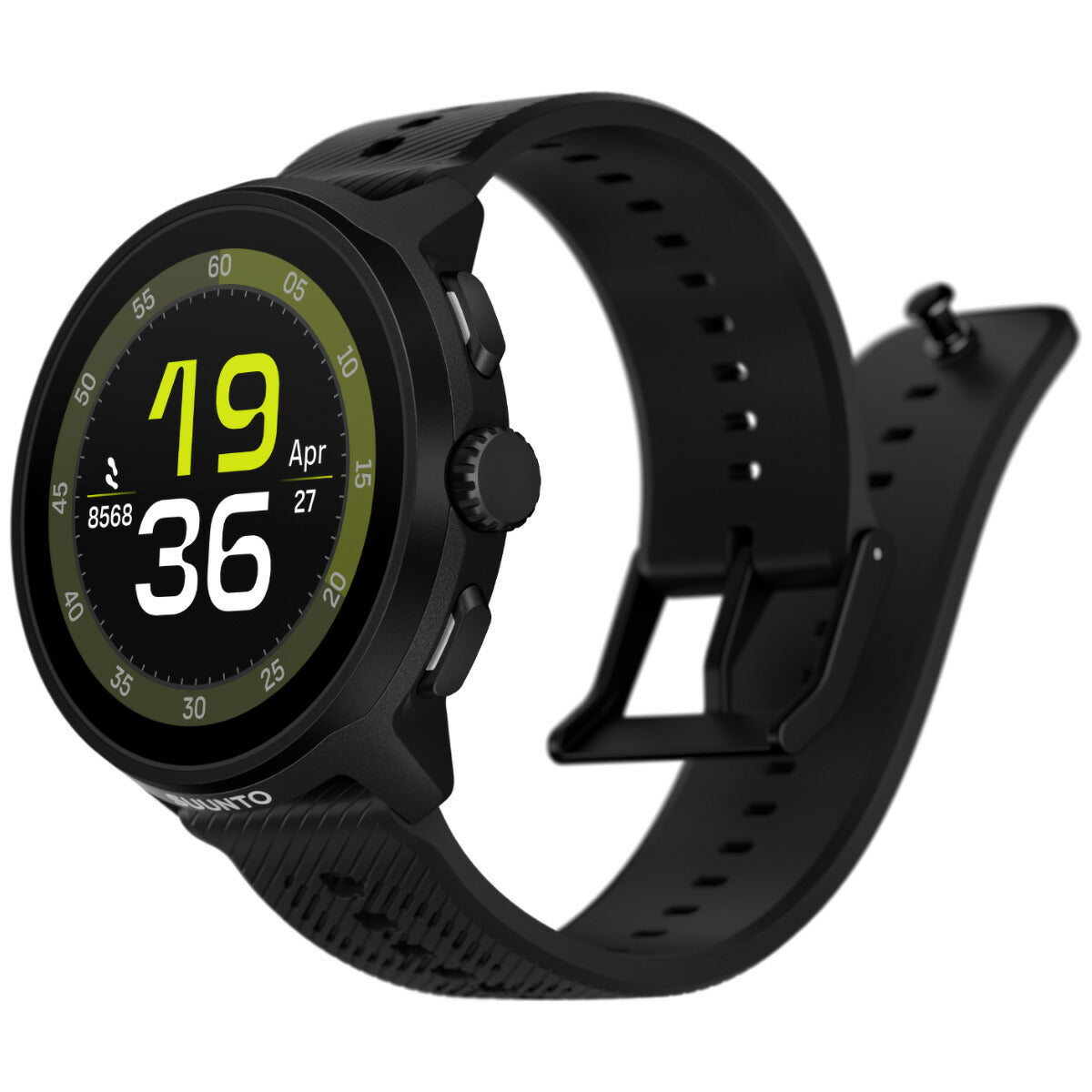 スント SUUNTO RUN ALL BLACK ラン オールブラック シリコンバンド スマートウォッチ 腕時計 メンズ レディース SS051272000【2025 新作】