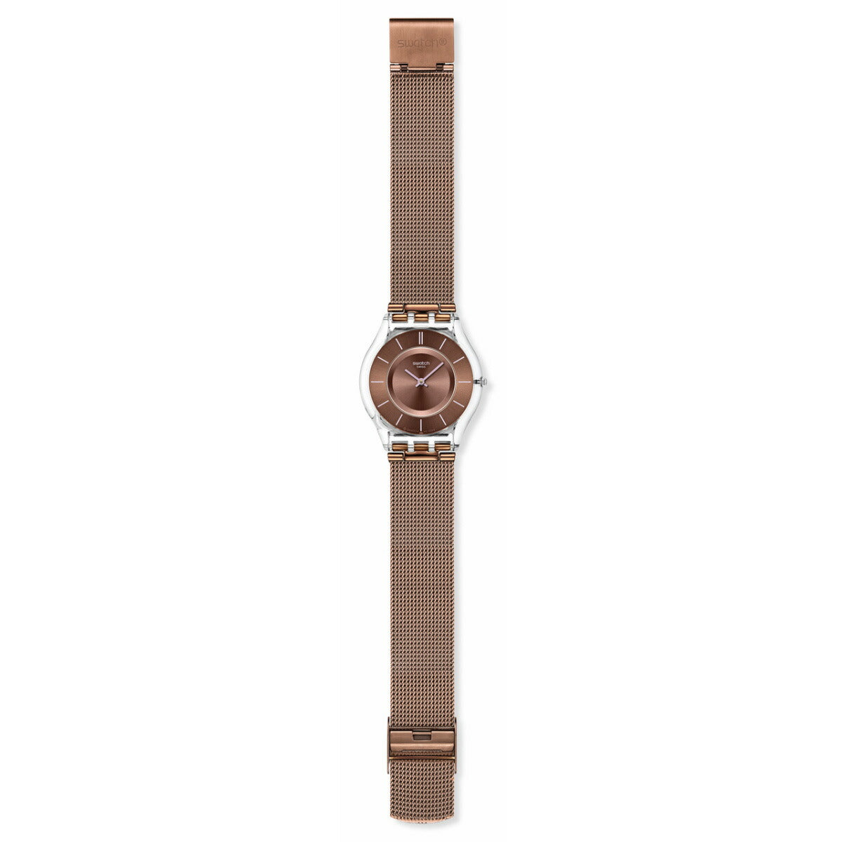 swatch スウォッチ 腕時計 レディース スキン SKIN MOCHA IN MIND SS08K121M【2024 新作】