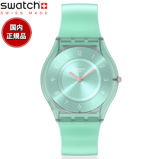 swatch スウォッチ 腕時計 メンズ レディース スキン SKIN PASTELICIOUS TEAL SS08L100