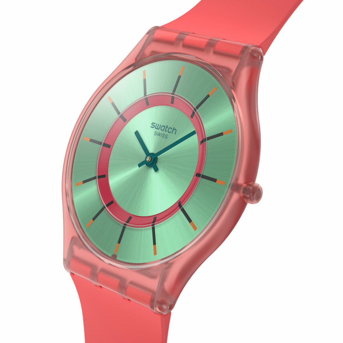 swatch スウォッチ 腕時計 メンズ レディース スキン SKIN MINTY MANGO DREAM SS08P111【2025 新作】