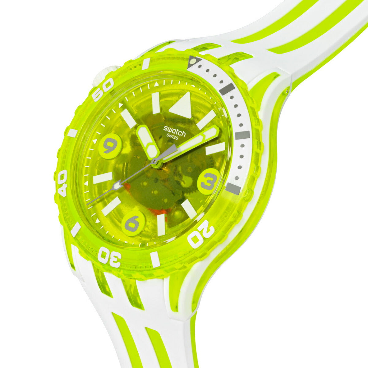 swatch スウォッチ 腕時計 メンズ SCUBAQUA スクーバクア EGG YOLK SSCU09J100【2025 新作】