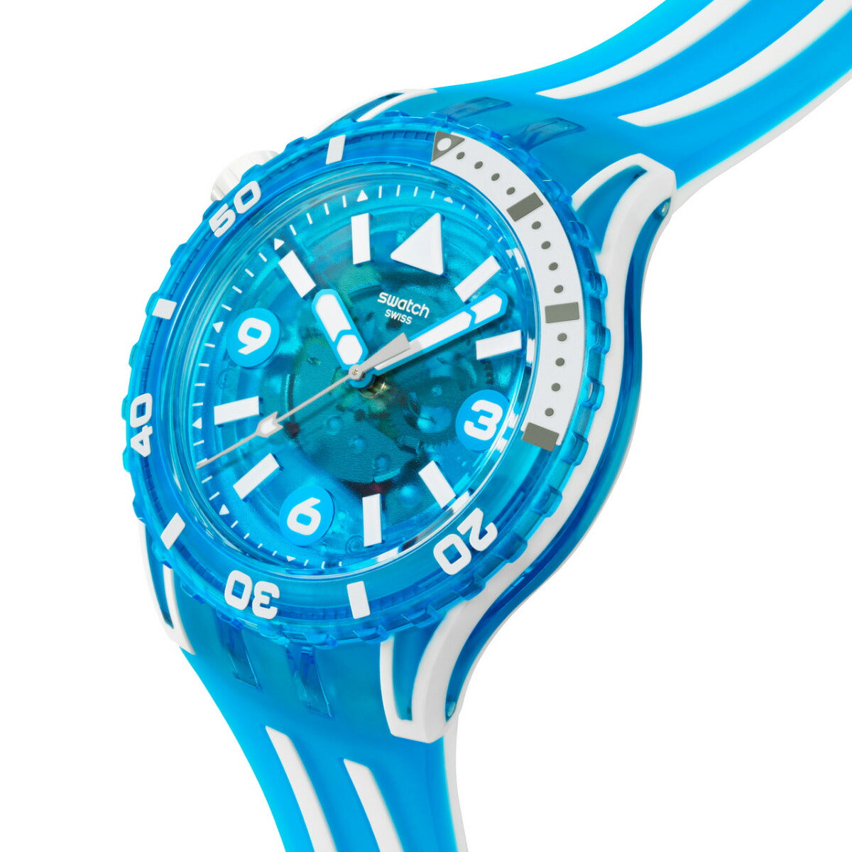 swatch スウォッチ 腕時計 メンズ SCUBAQUA スクーバクア BLUE FIRE SSCU09S100【2025 新作】