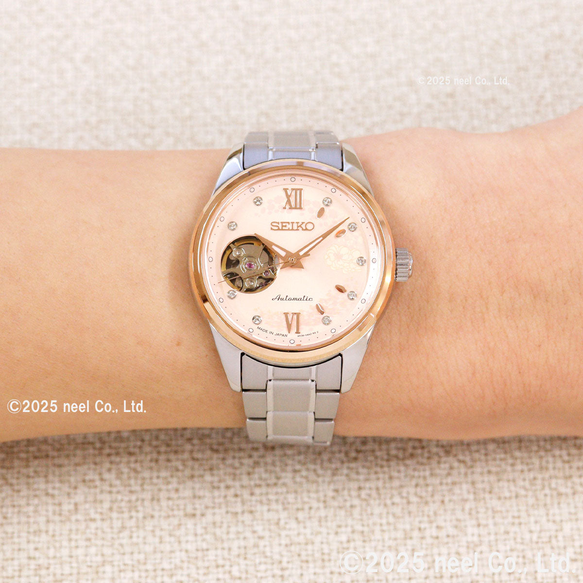 セイコー セレクション SEIKO SELECTION メカニカル 自動巻き 限定モデル 腕時計 レディース SSDE024 2026 SAKURA Blooming Limited Edition 逆さ桜【2026 新作】