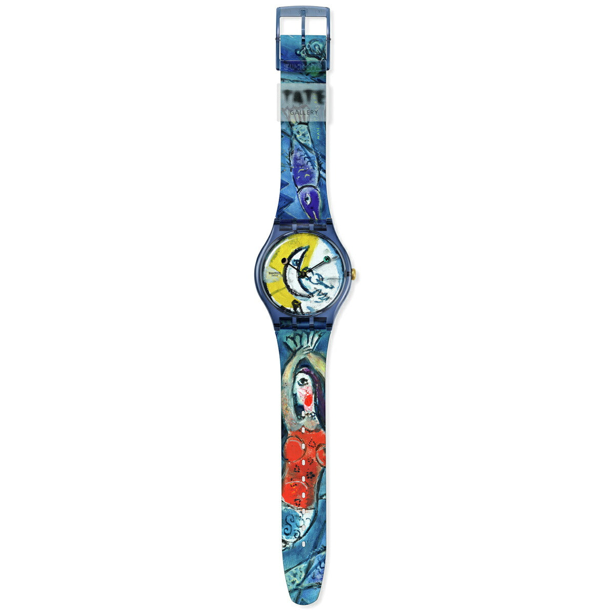 swatch スウォッチ 腕時計 メンズ レディース オリジナルズ ニュージェント NEW GENT CHAGALL'S BLUE CIRCUS SUOZ365【2024 新作】