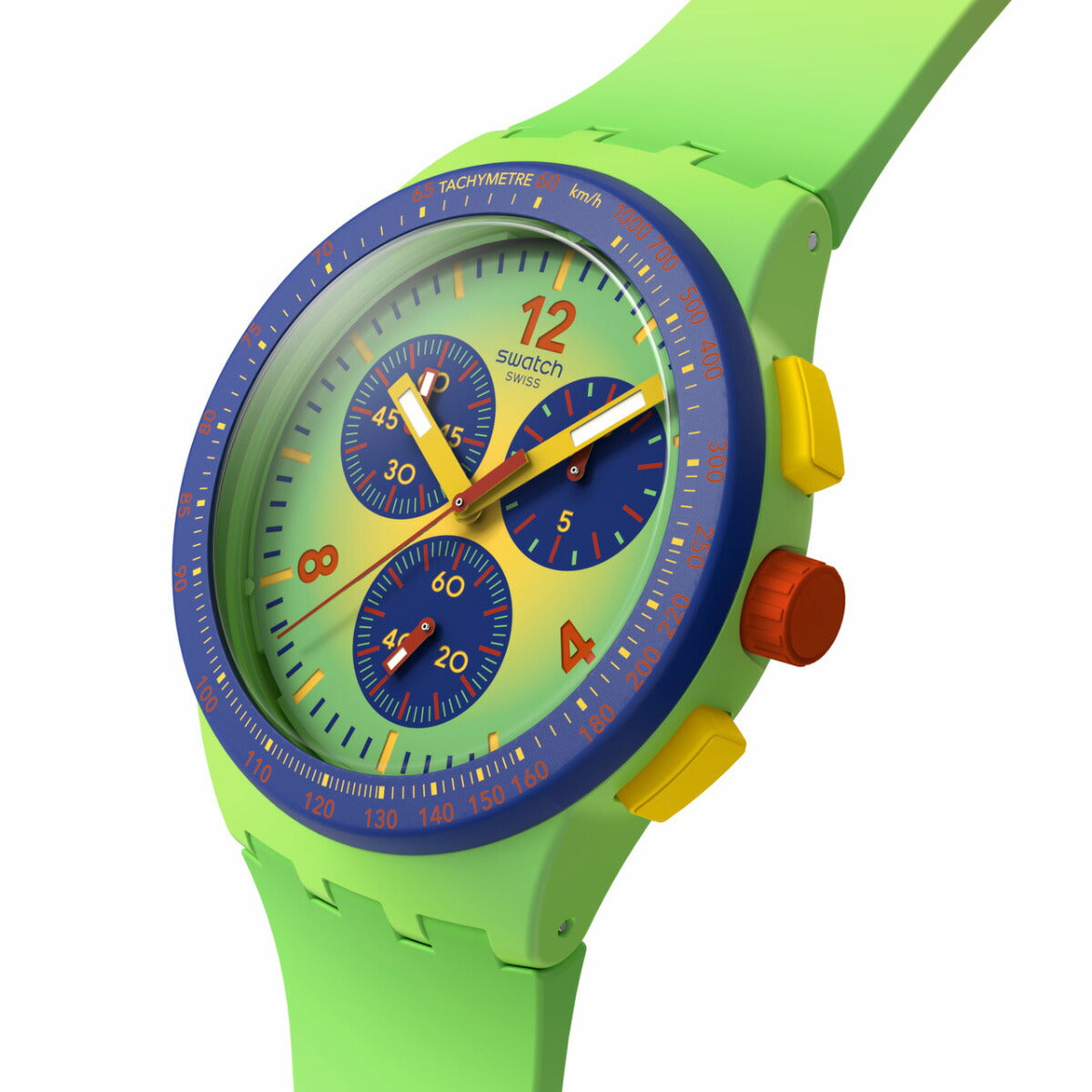 swatch スウォッチ 腕時計 メンズ レディース オリジナルズ ORIGINALS FLOWING FRESHLY クロノグラフ SUSG101【2025 新作】