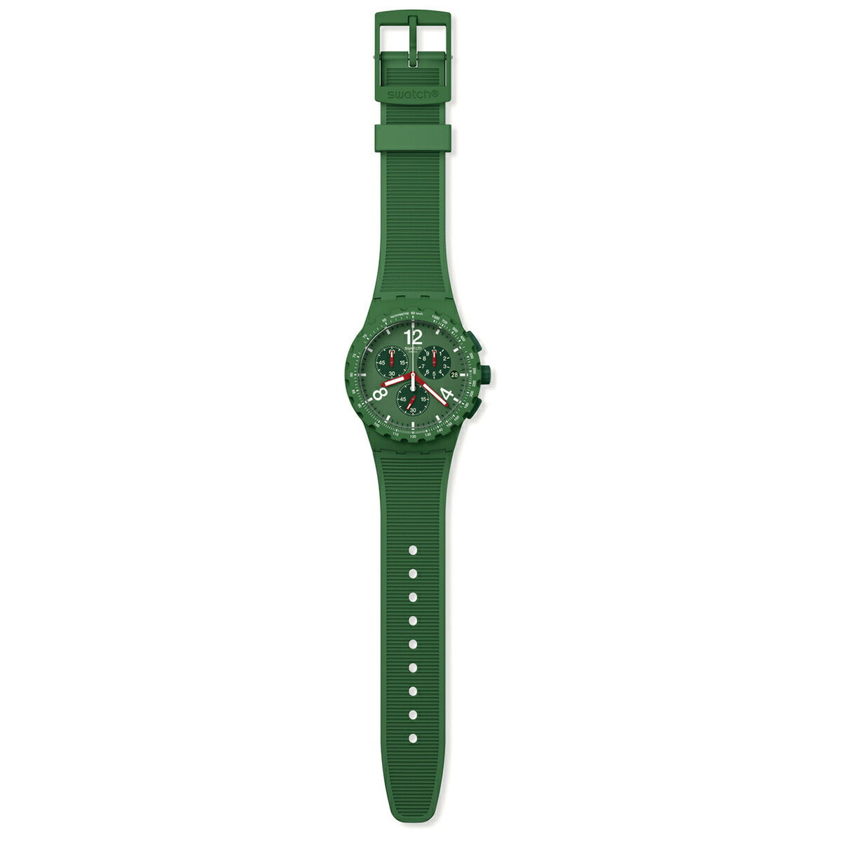 swatch スウォッチ 腕時計 メンズ レディース オリジナルズ クロノプラスチック CHRONO PLASTIC PRIMARILY GREEN SUSG407【2024 新作】