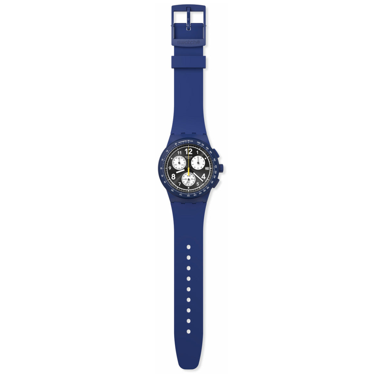 swatch スウォッチ 腕時計 メンズ レディース オリジナルズ ORIGINALS NOTHING BASIC ABOUT BLUE クロノグラフ SUSN418