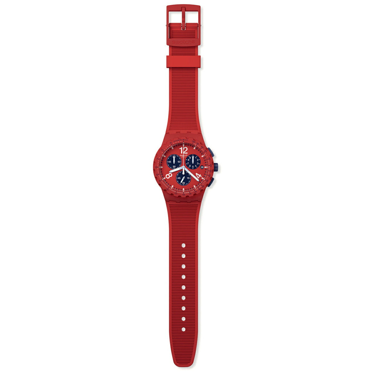 swatch スウォッチ 腕時計 メンズ レディース オリジナルズ クロノプラスチック CHRONO PLASTIC PRIMARILY RED SUSR407【2024 新作】