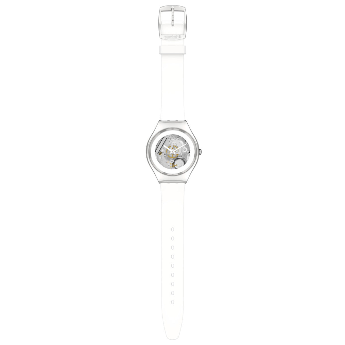 swatch スウォッチ 腕時計 メンズ レディース スキン SKIN PURE WHITE IRONY SYXS138