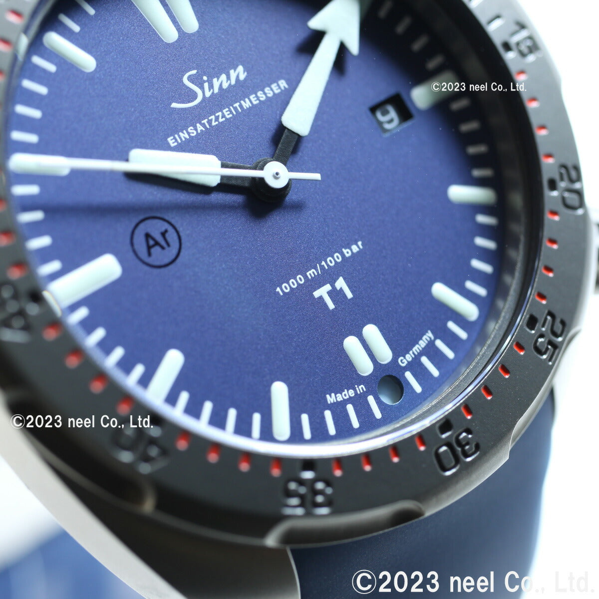 【60回分割手数料無料！】Sinn ジン T1.B（EZM14） 自動巻き 腕時計 メンズ Diving Watches ダイバーズウォッチ シリコンストラップ ドイツ製