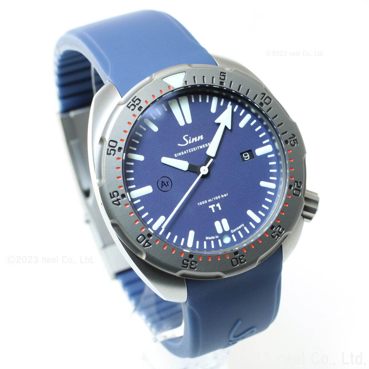 【60回分割手数料無料！】Sinn ジン T1.B（EZM14） 自動巻き 腕時計 メンズ Diving Watches ダイバーズウォッチ シリコンストラップ ドイツ製