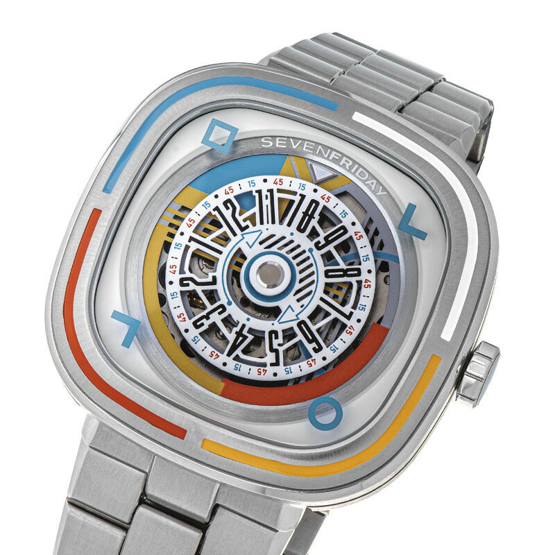 セブンフライデー SEVENFRIDAY T1/08 Bauhaus Inspired T-Series 腕時計 メンズ 自動巻き