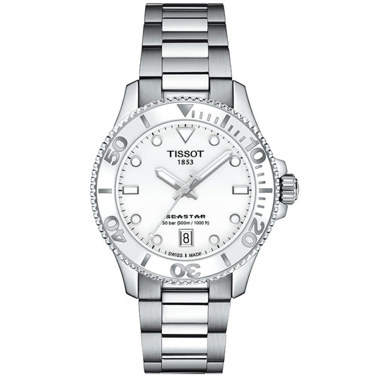 ティソ TISSOT 腕時計 メンズ レディース シースター 1000 クオーツ 36mm SEASTAR 1000 QUARTZ T120.210.11.011.00