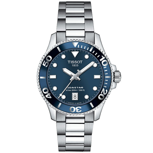 ティソ TISSOT 腕時計 メンズ レディース シースター 1000 クオーツ 36mm SEASTAR 1000 QUARTZ T120.210.11.041.00