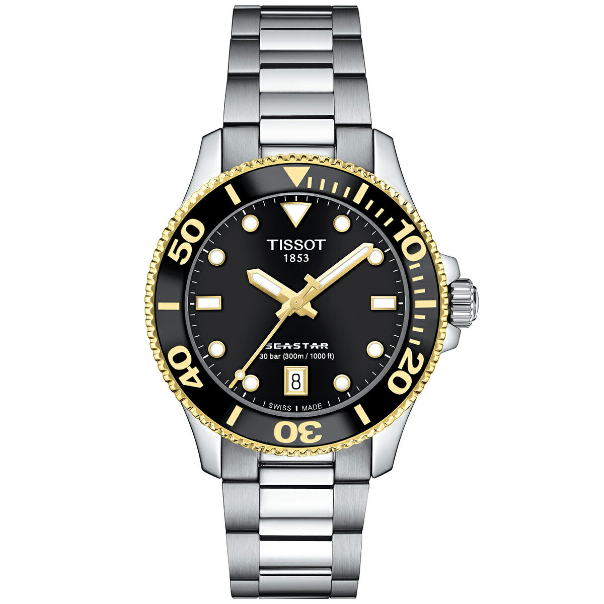 ティソ TISSOT 腕時計 メンズ レディース シースター 1000 クオーツ 36mm SEASTAR 1000 QUARTZ T120.210.21.051.00