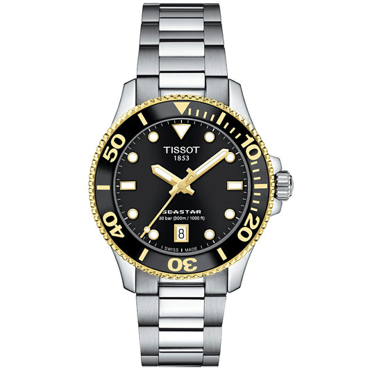 ティソ TISSOT 腕時計 メンズ レディース シースター 1000 クオーツ 36mm SEASTAR 1000 QUARTZ T120.210.21.051.00