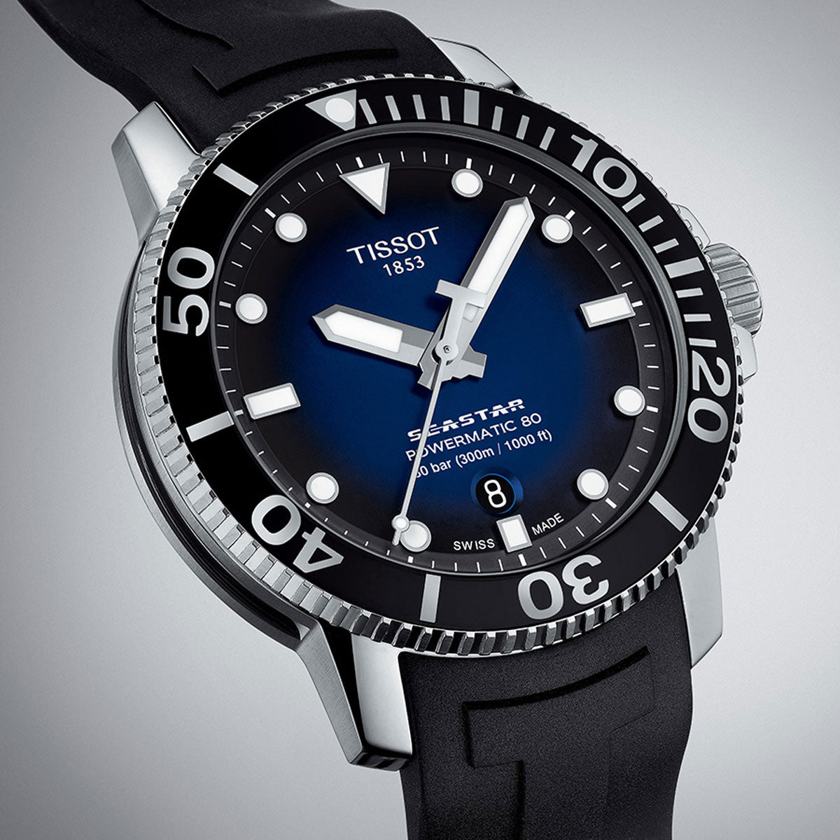 ティソ TISSOT 腕時計 メンズ シースター 1000 オートマティック SEASTAR 1000 POWERMATIC 80 自動巻き T120.407.17.041.00【60回分割手数料無料！】