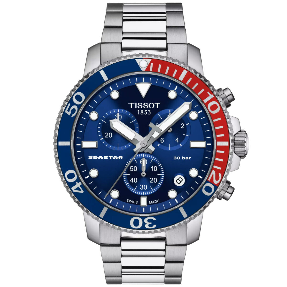 ティソ TISSOT シースター 1000 クォーツ クロノグラフ T120.417.11.041.03 腕時計 メンズ【60回分割手数料無料！】