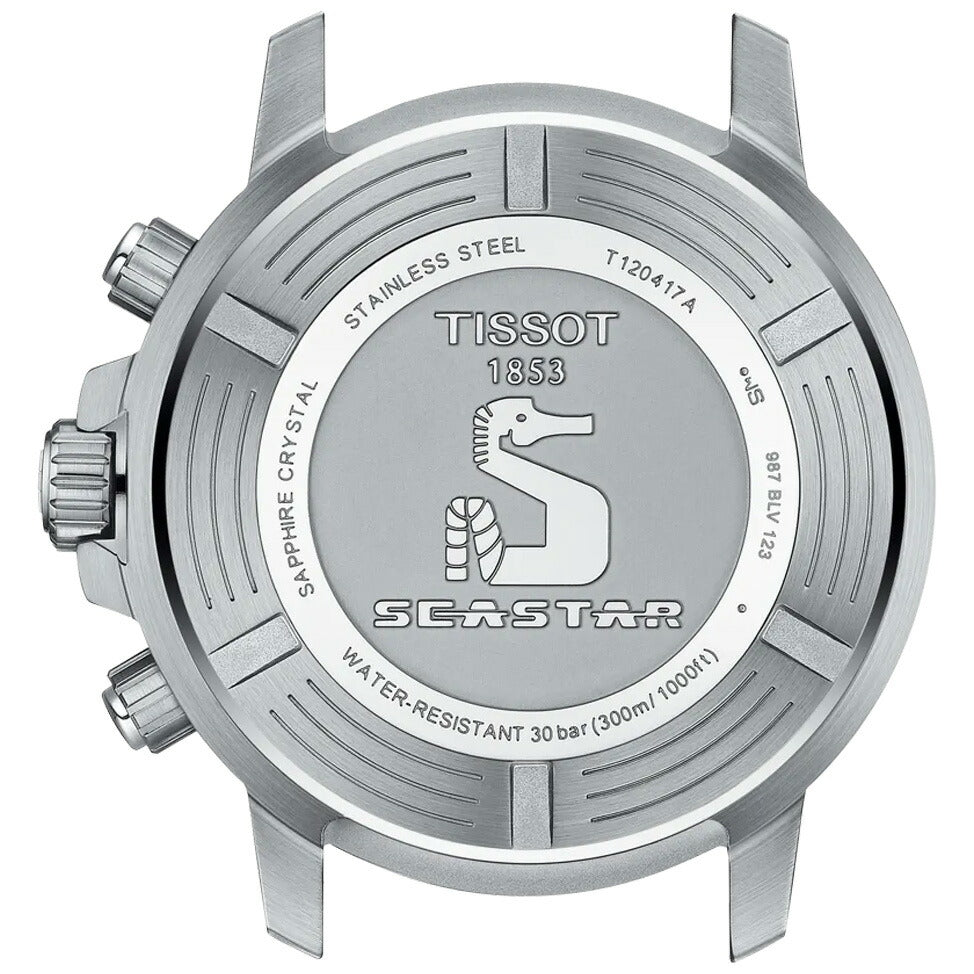 ティソ TISSOT シースター 1000 クォーツ クロノグラフ T120.417.11.041.03 腕時計 メンズ【60回分割手数料無料！】