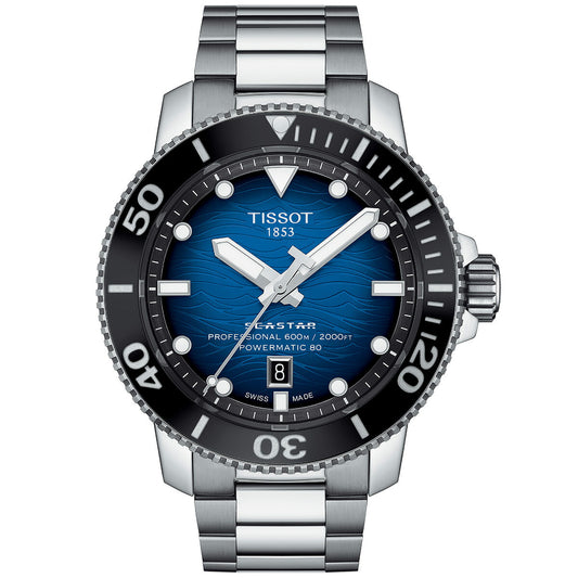 TISSOT ティソ メンズ 腕時計 ダイバーズ T1206071104101 シースター 2000 プロフェッショナル 自動巻き オートマティック ブルー【60回分割手数料無料！】
