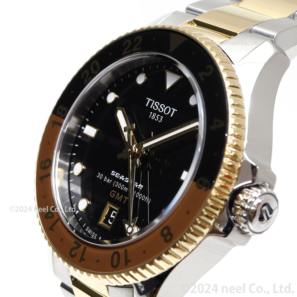 ティソ TISSOT シースター SEASTAR 1000 クオーツ GMT T120.852.22.051.00 腕時計 メンズ【2024 新作】【36回無金利ローン】