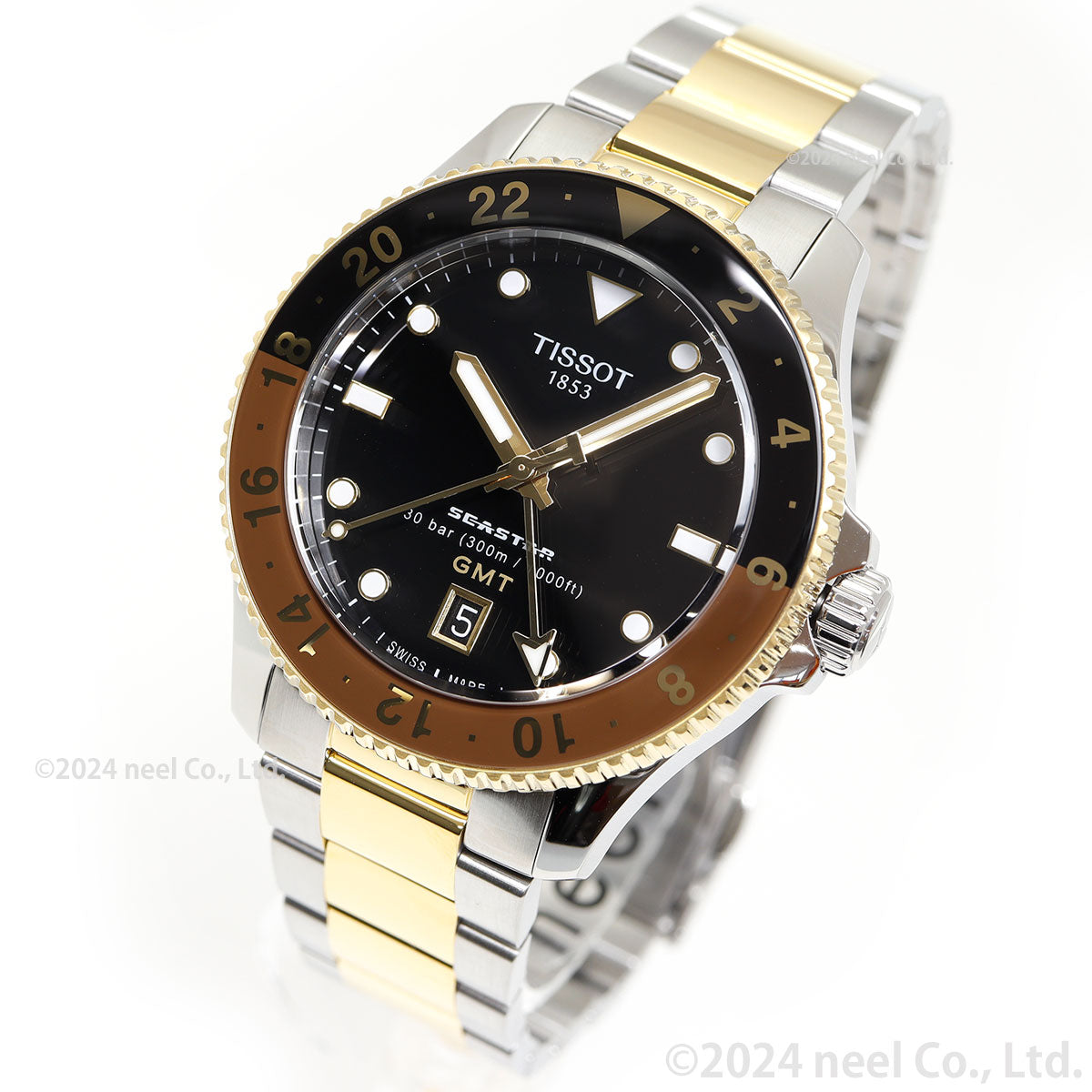 ティソ TISSOT シースター SEASTAR 1000 クオーツ GMT T120.852.22.051.00 腕時計 メンズ【2024 新作】【36回無金利ローン】