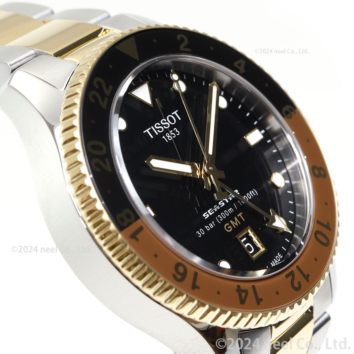 ティソ TISSOT シースター SEASTAR 1000 クオーツ GMT T120.852.22.051.00 腕時計 メンズ【2024 新作】【36回無金利ローン】