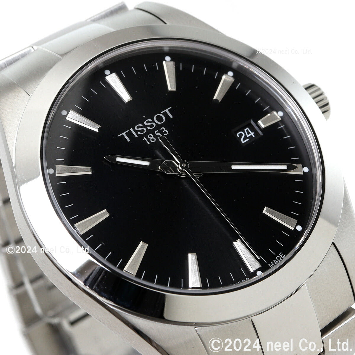 ティソ TISSOT 腕時計 メンズ Gentleman ジェントルマン T127.410.11.051.00