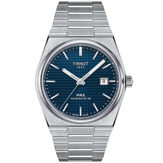 ティソ メンズ 腕時計 TISSOT PRX オートマティック 自動巻 T137.407.11.041.00 AUTOMATIC ブルー シルバー【60回分割手数料無料!】