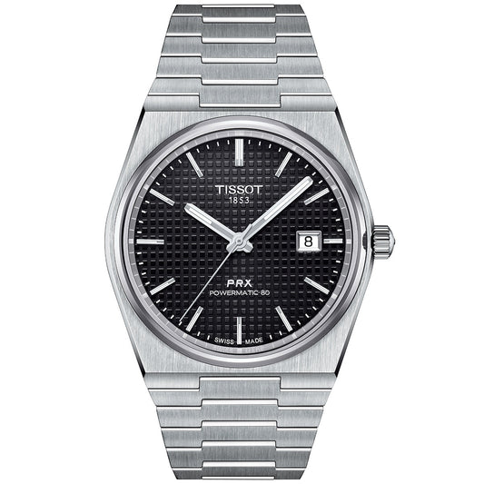 ティソ メンズ 腕時計 TISSOT PRX オートマティック 自動巻 T137.407.11.051.00 AUTOMATIC ブラック シルバー【60回分割手数料無料!】