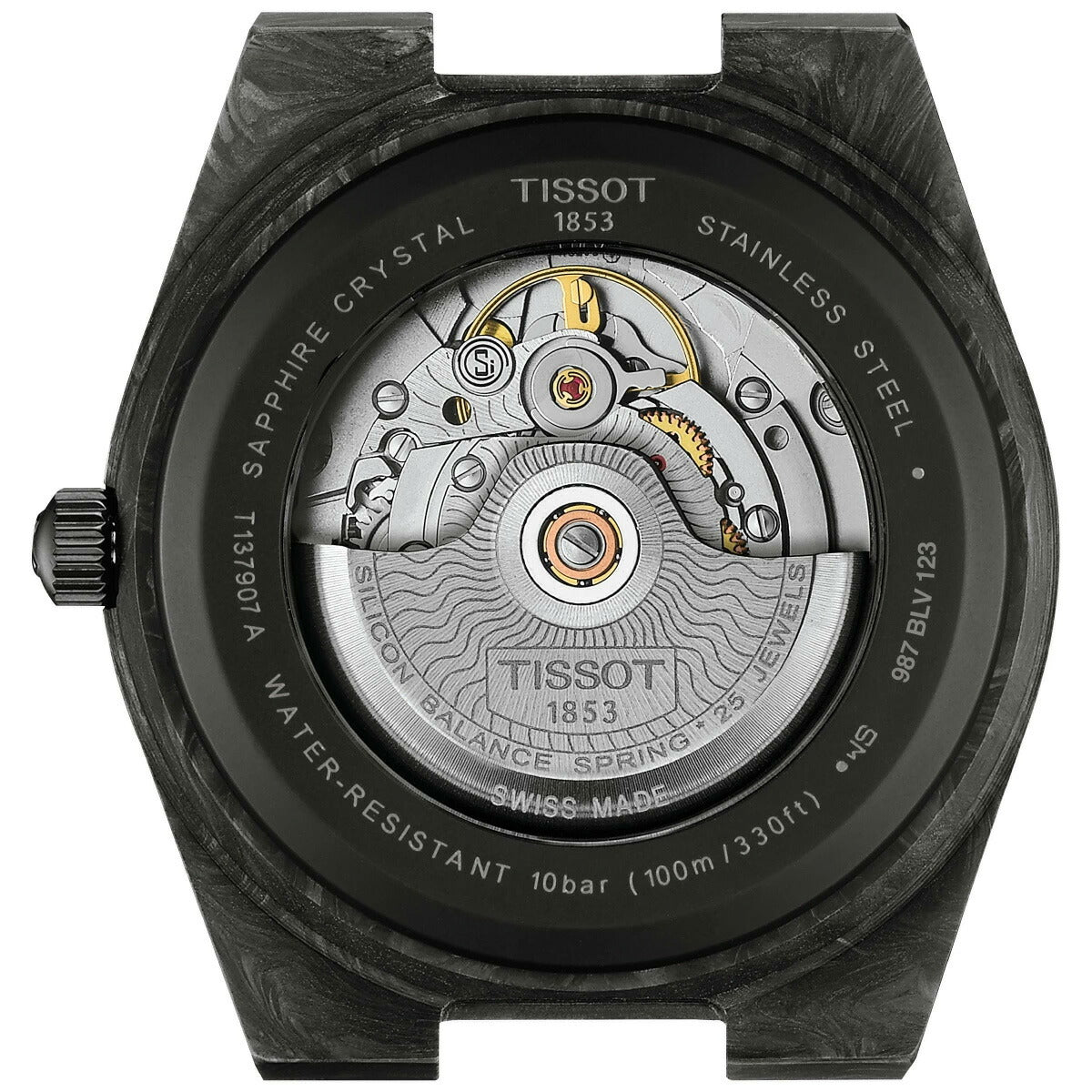 【36回分割手数料無料！】ティソ TISSOT PRX ピーアールエックス パワーマティック80 40mm カーボン T137.907.97.201.00 腕時計 メンズ 自動巻き【2024 新作】