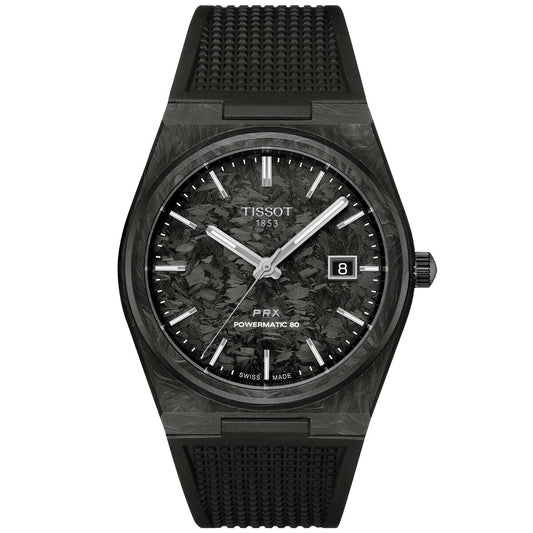 ティソ TISSOT PRX ピーアールエックス パワーマティック80 40mm カーボン T137.907.97.201.00 腕時計 メンズ 自動巻き【60回分割手数料無料!】