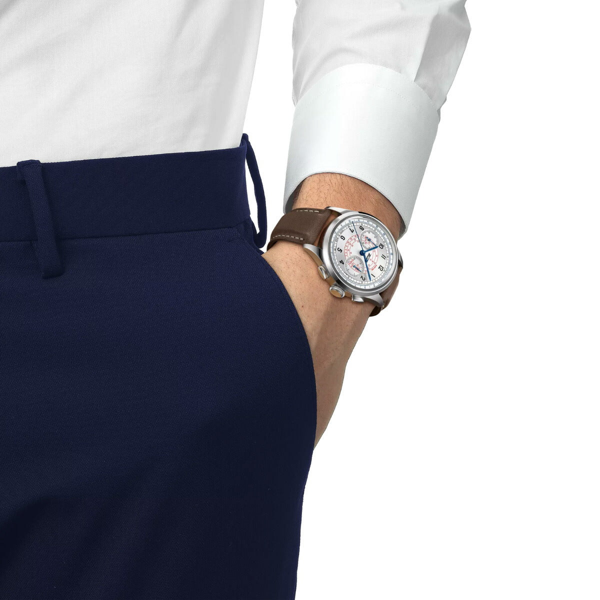 ティソ TISSOT テレメーター 1938 T142.462.16.032.00 腕時計 メンズ 自動巻き クロノグラフ【60回分割手数料無料！】