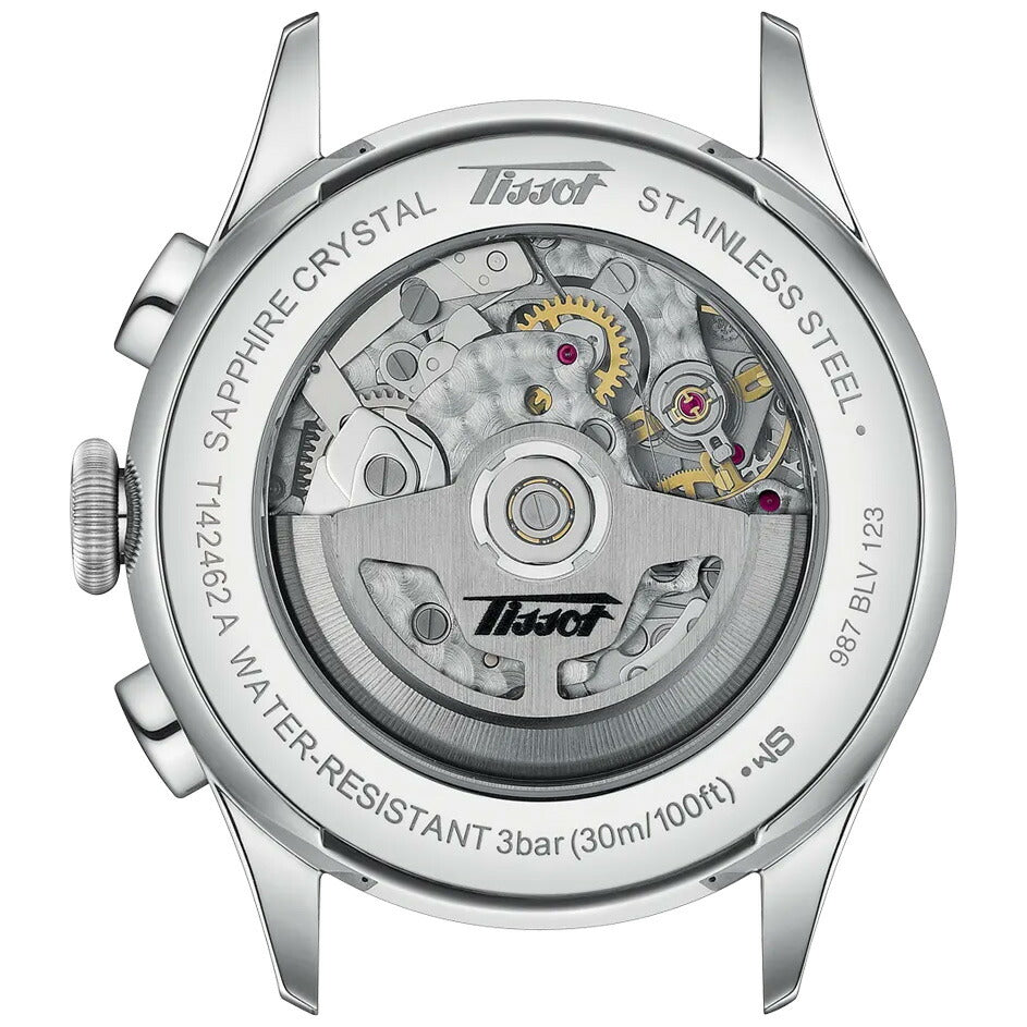 ティソ TISSOT テレメーター 1938 T142.462.16.052.00 腕時計 メンズ 自動巻き クロノグラフ【60回分割手数料無料！】