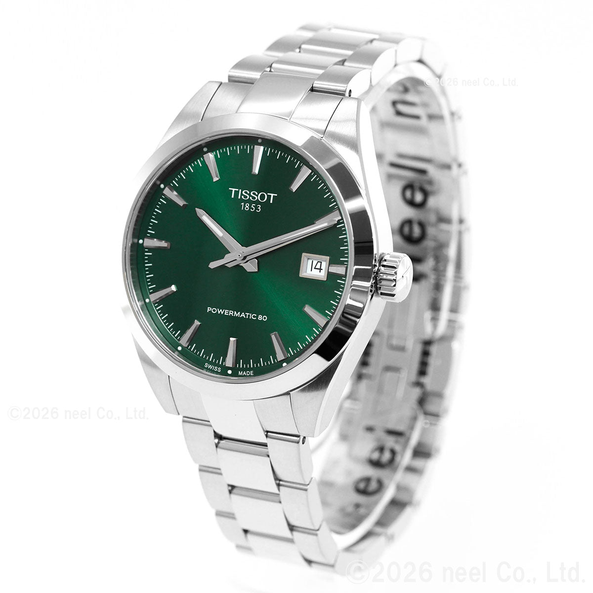 ソ*ダ様 白緑ウィリデ チャクラデルフィン ティソ TISSOT ジェントルマン GENTLEMAN 38mm T165.807.11.091.00