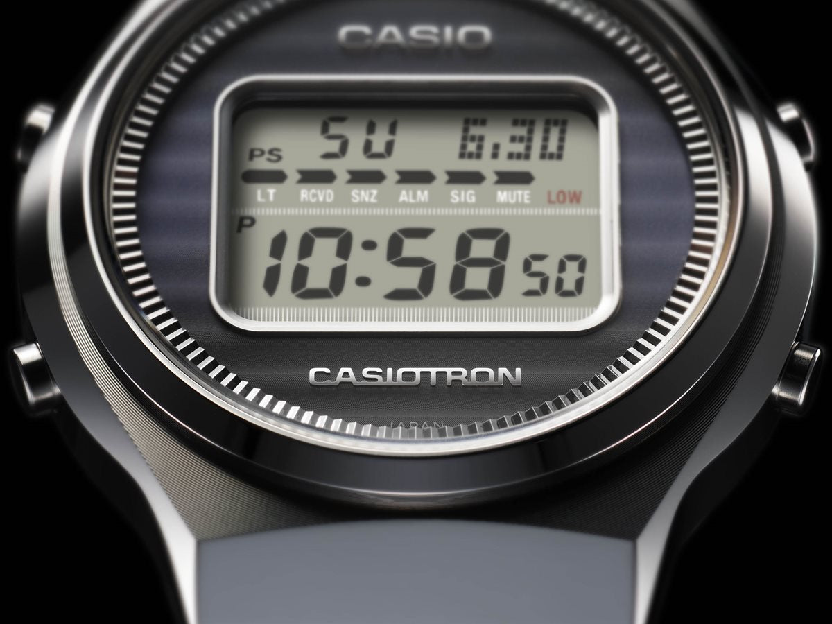 カシオ CASIO 腕時計50周年記念 カシオトロン CASIOTRON 復刻 限定モデル 電波 ソーラー デジタル 腕時計 TRN-50-2AJR CASIO WATCH 50TH ANNIVERSARY【2024 新作】