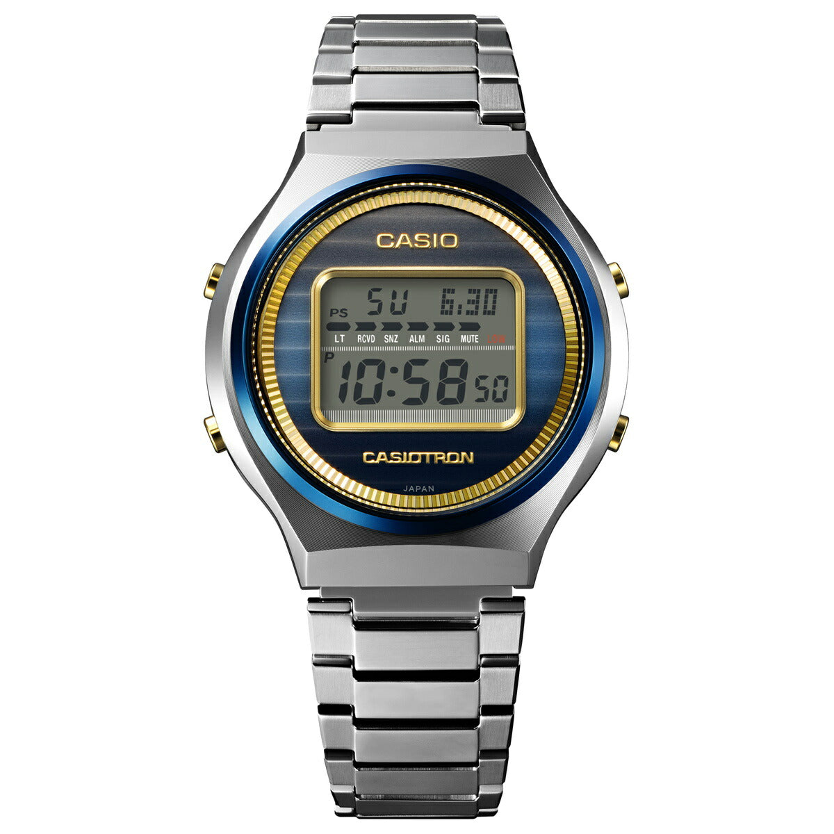 カシオ CASIO 腕時計50周年記念 カシオトロン CASIOTRON 復刻 限定モデル 電波 ソーラー デジタル 腕時計 TRN-50SS-2AJR 空と海 CASIO WATCH 50TH ANNIVERSARY【2024 新作】