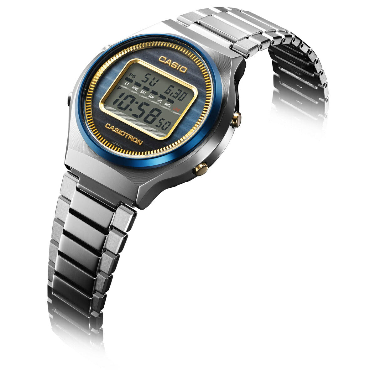 カシオ CASIO 腕時計50周年記念 カシオトロン CASIOTRON 復刻 限定モデル 電波 ソーラー デジタル 腕時計 TRN-50SS-2AJR 空と海 CASIO WATCH 50TH ANNIVERSARY【2024 新作】