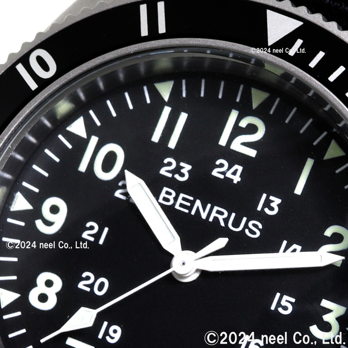 ベンラス BENRUS 腕時計 メンズ TYPE-II SILVER シルバー ミリタリーウォッチ 復刻モデル
